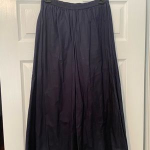 Cropped wide leg pants